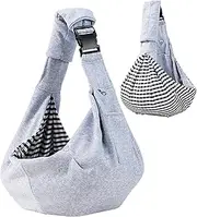 Puppy Sling - Dog Carrier - Puppy Carrier | Adjustable Front Dog Carrier with Hands Secure Shoulder Strap, Anti-Fall Strap, Pocket
