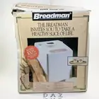 Breadman Automatic Bread Maker 120V White TR441 Mixes Kneads Bakes NEW Open Box