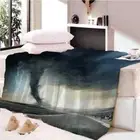 Dark Clouds Lightning Thunder 3D Warm Plush Fleece Blanket Picnic Sofa Couch
