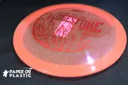 Discraft Ledgestone 2021 CRYZTAL SPARKLE STALKER Disc Golf 176 Driver Salmon Red