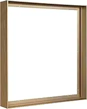 FOLKOR Floating Frame for 30x30 Canvas Painting, DIY Metal Canvas Frame with 1.5 Inch Deep for Oil Paintings Art Prints Artwork, Floater Frame for Landscape Portrait Living Room Wall Decor (Bronze)