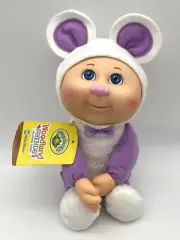 NWT Cabbage Patch Cuties “Millie Mouse” #98 Purple & White Plush Baby Doll