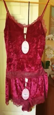Peter alexander Velour Pj set NWT Size L RRP$129.9