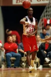 Tremaine Fowlkes Fresno State Bulldogs looks on at a scrimmage at - Old Photo