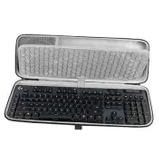 Full Size Keyboard Case, Hard Shell Travel Carrying Bag for 108 Keys Computer