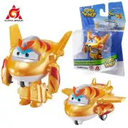 Super Wings 6 Inch Deluxe Transforming Super Charged Jett Donnie Airplane Toys