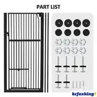 Safety Gate Pet Dog Cat Security Extra Tall Fence Guard Door 142cm Retractable