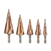 4-12/20/32mm 5-21/27mm HSS M35 Cobalt Steel Step Cone Drill Bit Hole Saw Cutter