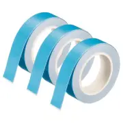 3Pcs Glow in the Dark Tape 0.5" x 9.8 ft Luminous Fluorescent Sign Sticker Blue
