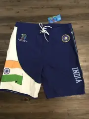 NWT ICC Cricket World Cup 2007 Mens India Boardshort Shorts XXL Board of Control