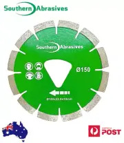 6'' 150mm Green Concrete Soff-Cut Blades Suits Husqvarna Laser Welded