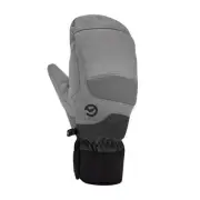 Gordini MTN Crew Men's Winter Mittens, Grey Black, X-Large