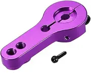 XYWHPGV 23T Aluminum Servo Horns M3 Threads Metal Steering Arm for RC Car Truck Buggy Airplane - Purple(51919 9fb84 85daf d6b6f df343 47310