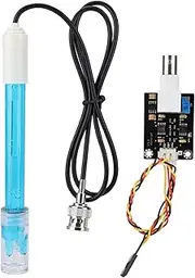 SustVita PH Sensor Module, Digital PH Meter Kit, PH Probe Composite Electrode with BNC Connector, 0-14PH Test Code Sensor