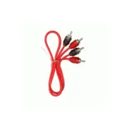 T-Spec V6R1-5-10 2-Channel RCA Audio Cable 1.5 FT Ultra-flexible (10 pack)