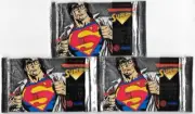 The Return of Superman Trading Cards 3 FACTORY SEALED 8 Card Packs 1993 Skybox