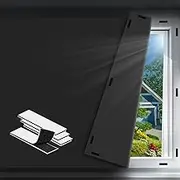 Blackout Curtains for Bedroom - 79" x 57" Portable Blackout Blinds Curtain for Any Windows -100% Blackout Shades Window Film -Temporary Blackout Shades for Baby Nursery,Dorm Room,Travel or Office Use