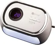 Nail Dryer UV LED Nail Lamp Professional Curing Nail Dryer LCD Display Nail Light High-end Phototherapy Machine Special for Nail Salon Energy Saving (Color : White)