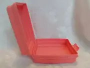 Tupperware Sandwich Keeper Storage Container Hinged Lid Large Clasp Guava New