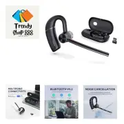 Upgraded BH71 Bluetooth Headset with USB Dongle, Teams Certified, 4 Noise Can...