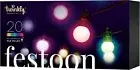Smart RGB LED String Lights, 33ft Color-Changing Festoon Lights for Events