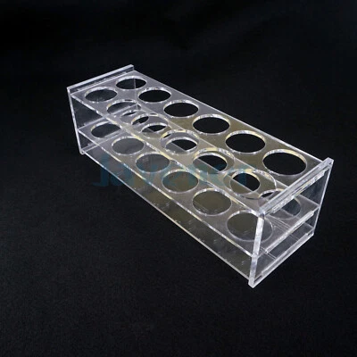 29mm Dia 12 Holes PMMA Rack Stand For 50ml Centrifuge Tubes Test Tube