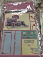 Dollhouse With Dolls Furniture And Lights Unassembled New Unopened Packages