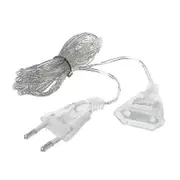 5m Extension Cable Transparent Standard Power EU Plug