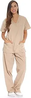 Just Love Women's Khaki Scrub Set - Small,Khaki,Small
