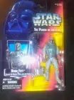 Star Wars Power of the Force Boba Fett Moc Free Shipping