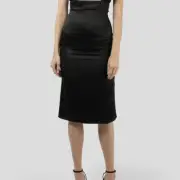 Agent Provocateur VIVIANNE Skirt Size 6 (XS/1) NWT Black Orig. $505 Silk! [U]