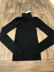 ASOS & Other Stories 2 piece cut-out knit top Black XS