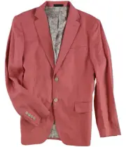 Ralph Lauren Mens UltraFlex Sport Coat, Red, 38 Short