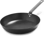 Pre-Seasoned Carbon Steel 12" Frying Pan Skillet, Cast Iron Lightweight, Durable