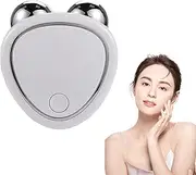 Skindion Levantamiento Facial Con Microcorriente Antiarrugas,Skindion Dispositivo De Rejuvenecimiento Facial Con Microcorriente,3 Levels of Adjustment Microcurrent Facial Device (White)