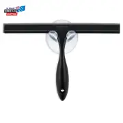 T Design Stainless Steel Shower Squeegee with Silicone Brush and Hook Bathroom