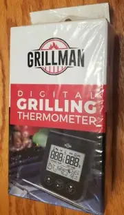 NEW! Digital Thermometer with Stainless Steel Probe & Timer Grill Smoker Oven