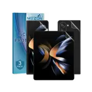 3x in 1 Pack MEZON Samsung Galaxy Z Fold5 Hydrogel Film Clear Screen Protectors