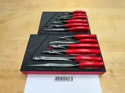 Snap-on Tools USA NEW RED 12pc Essential Pliers / Cutters Foam Sets