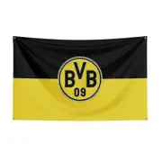 Born Pretty 3x5 Borussia Dortmund Flag Polyester Printed Racing Sport Banner For Decor E 90 x 150cm
