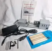 Miniature Buddha Pearl Lathe DIY Woodworking 12-24V Mini Wood Lathe Machine