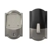 *1-Set* SCHLAGE Encode Smart Wi-Fi Deadbolt Camelot Satin Nickle BE489WB CAM 619