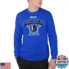 Junk Food Men's Standard Dallas Mavericks Nothing But Net-NBA Adult Long Slee