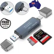 Type-C USB-C USB 3.0 Memory Card Reader Micro SD/SD OTG For PC Macbook Tablet AU