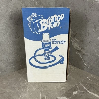 Bronco Pump Beer Keg Party Tap with Box & Paperwork Keg Tap