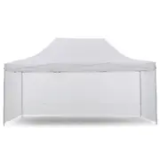 Gazebo Tent Marquee 3x4.5m PopUp Outdoor Wallaroo White