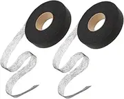 ERINGOGO 2 Rolls Iron Hemming Tape for Fabric of Double Sided Tape for Curtains Clothes and Jeans Easy to Use Reliable Adhesion for Effortless Projects Wide Yards Each