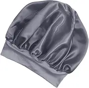 Sleeping Hair Towel - Hair Plopping Towel - Satin Hair Towel for Women, Anti Frizz Satin Towel, Protective Hair Turban Wrap for Most Hair Types