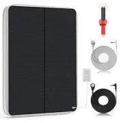 Grounding Mat with 2 Grounding Cords for Improving Sleep, Grounding Sheet wit...
