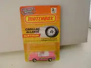 1992 MATCHBOX SUPERFAST MB 72 PINK CADILLAC ALLANTE NEW ON CARD